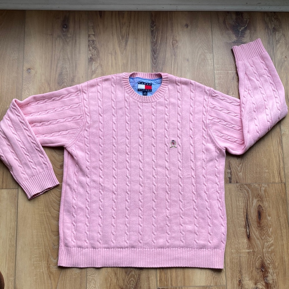 Tommy Hilfiger pink Lg sweater